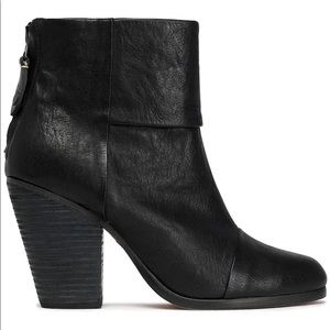 Rag & Bone black Newbury booties